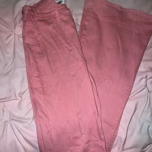 Pink Flare Jeans